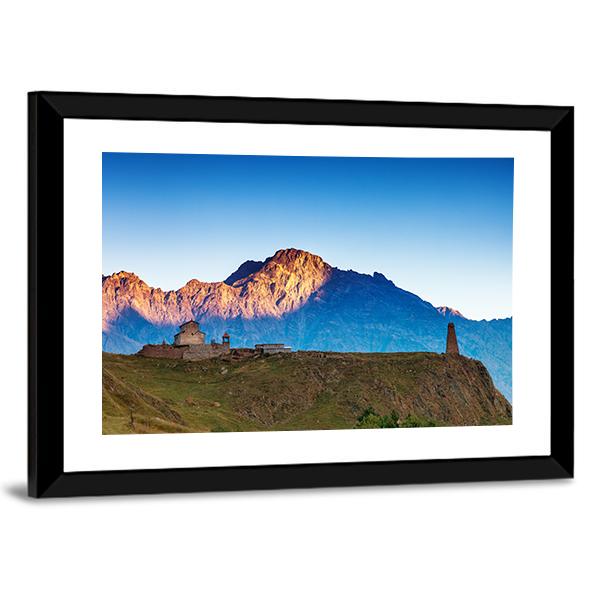 Landscapes With High Mountains Canvas Wall Art-3 Horizontal-Gallery Wrap-25" x 16"-Tiaracle