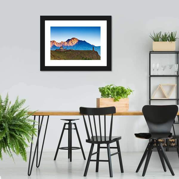 Landscapes With High Mountains Canvas Wall Art-3 Horizontal-Gallery Wrap-25" x 16"-Tiaracle