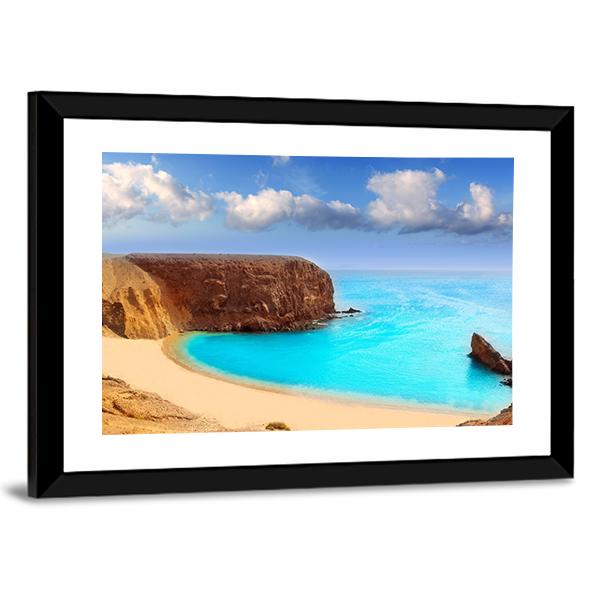 Lanzarote El Papagayo Canvas Wall Art-5 Horizontal-Gallery Wrap-22" x 12"-Tiaracle