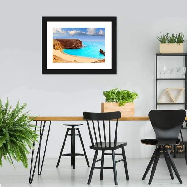 Lanzarote El Papagayo Canvas Wall Art-5 Horizontal-Gallery Wrap-22" x 12"-Tiaracle