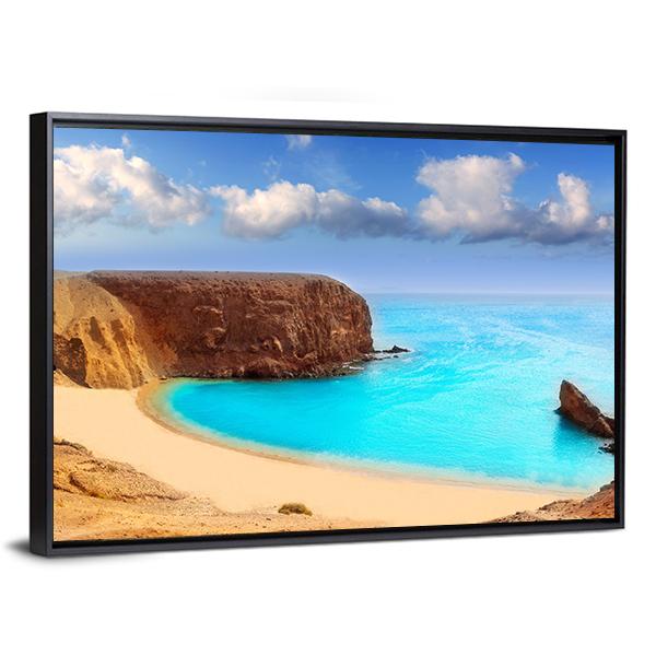Lanzarote El Papagayo Canvas Wall Art-5 Horizontal-Gallery Wrap-22" x 12"-Tiaracle