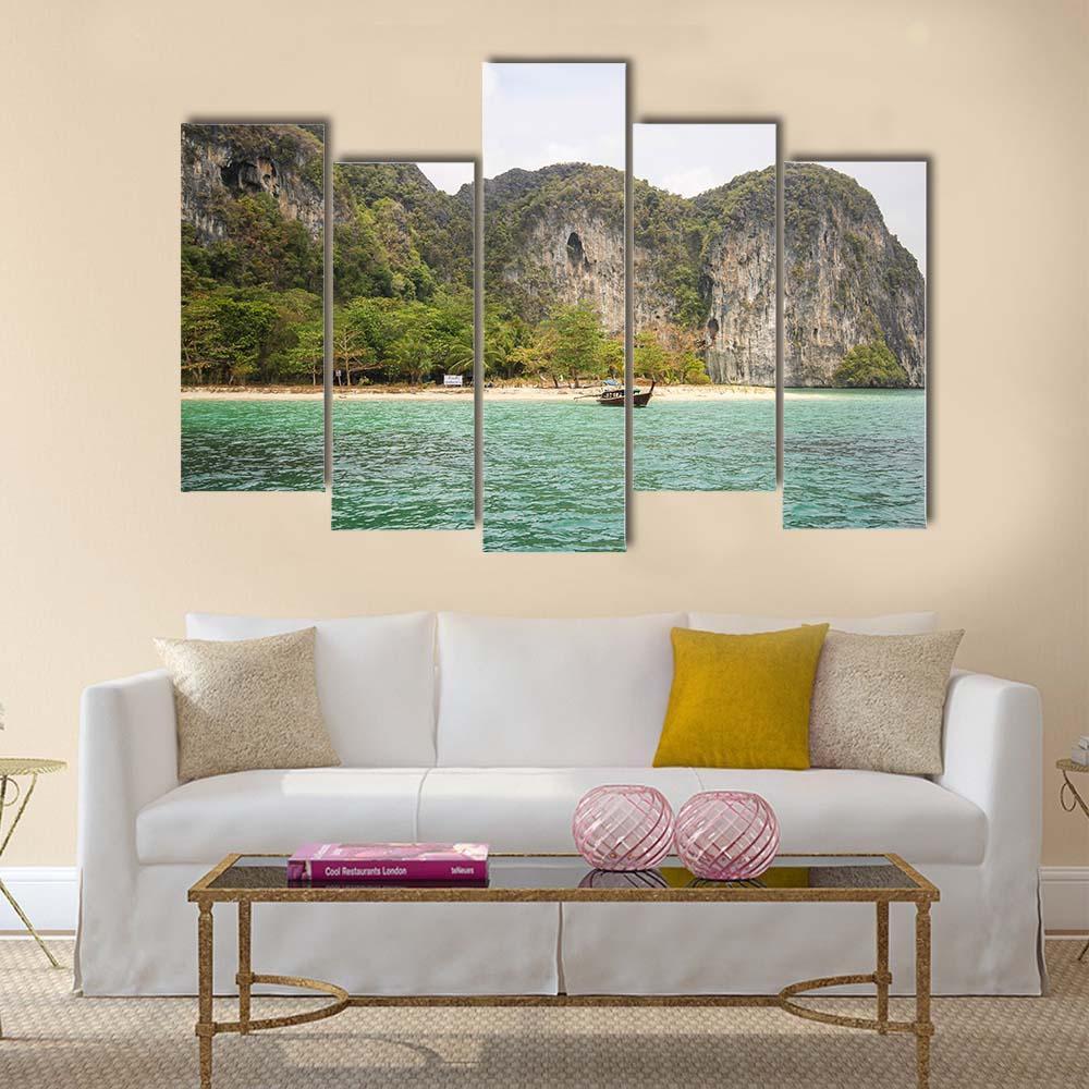 Koh Lao Liang Canvas Wall Art-5 Pop-Gallery Wrap-47" x 32"-Tiaracle