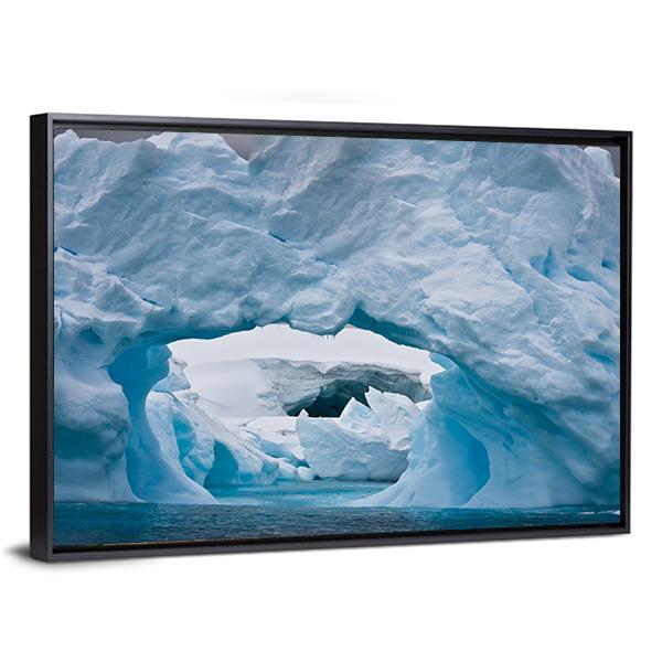 Large Arctic Iceberg Canvas Wall Art-3 Horizontal-Gallery Wrap-25" x 16"-Tiaracle
