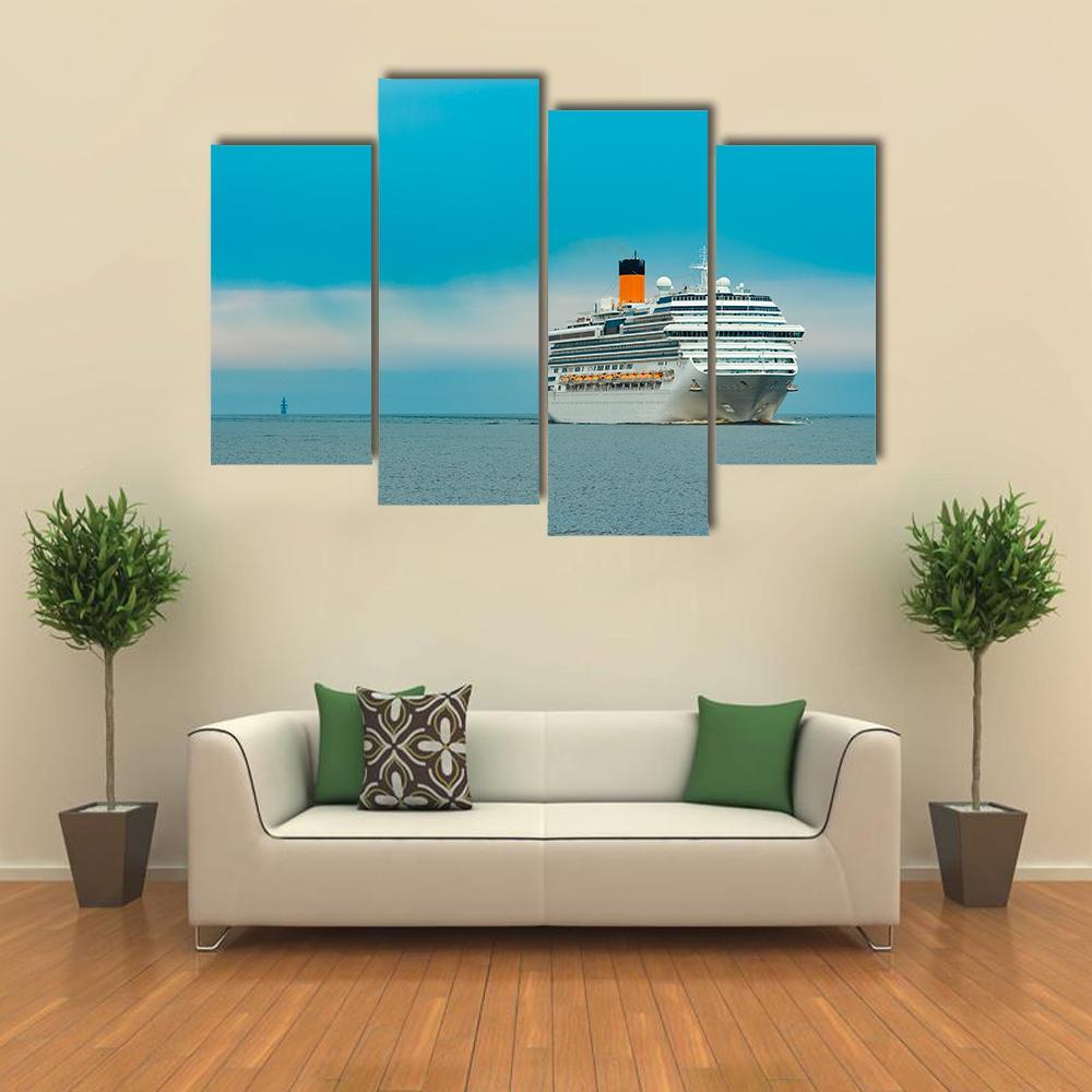 Large Royal Cruise Canvas Wall Art-4 Pop-Gallery Wrap-50" x 32"-Tiaracle