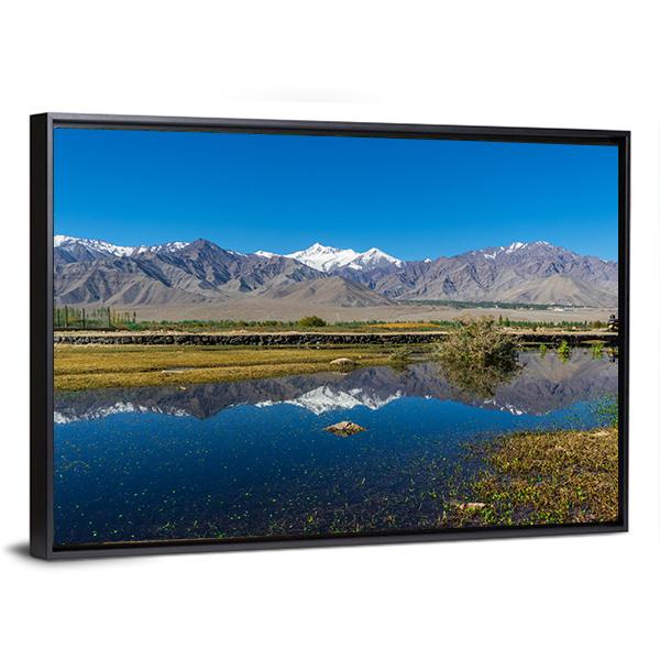 Leh Ladakh India Canvas Wall Art-3 Horizontal-Gallery Wrap-25" x 16"-Tiaracle