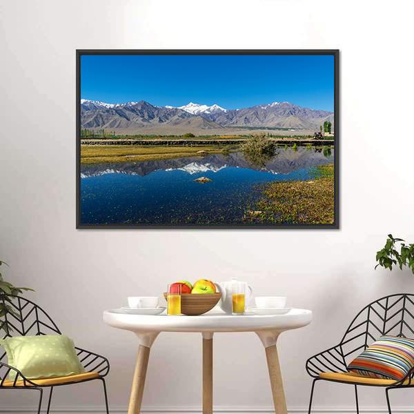 Leh Ladakh India Canvas Wall Art-3 Horizontal-Gallery Wrap-25" x 16"-Tiaracle