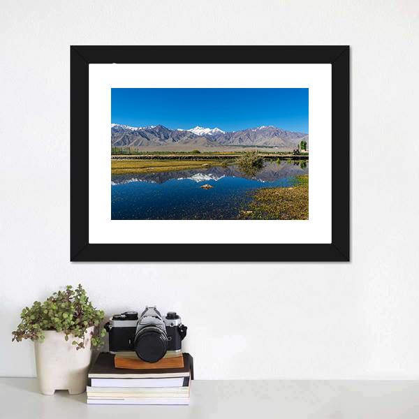 Leh Ladakh India Canvas Wall Art-1 Piece-Framed Print-20" x 16"-Tiaracle