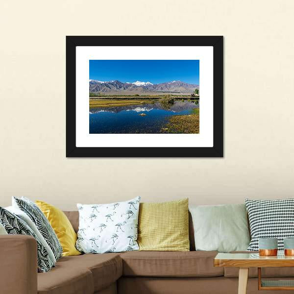 Leh Ladakh India Canvas Wall Art-3 Horizontal-Gallery Wrap-25" x 16"-Tiaracle