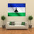 Lesotho Flag Canvas Wall Art-5 Horizontal-Gallery Wrap-22" x 12"-Tiaracle