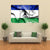 Waving Lesotho Flag Canvas Wall Art-3 Horizontal-Gallery Wrap-37" x 24"-Tiaracle