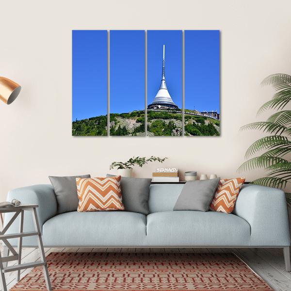 Liberec In The North Of The Czech Republic Canvas Wall Art-4 Horizontal-Gallery Wrap-34" x 24"-Tiaracle