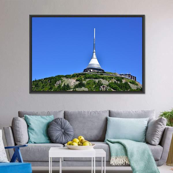 Liberec In The North Of The Czech Republic Canvas Wall Art-5 Horizontal-Gallery Wrap-22" x 12"-Tiaracle