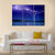 Lightning Above Lake Canvas Wall Art-3 Horizontal-Gallery Wrap-37" x 24"-Tiaracle