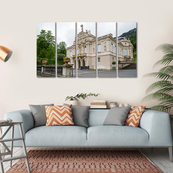 Linderhof Palace Canvas Wall Art-5 Horizontal-Gallery Wrap-22" x 12"-Tiaracle