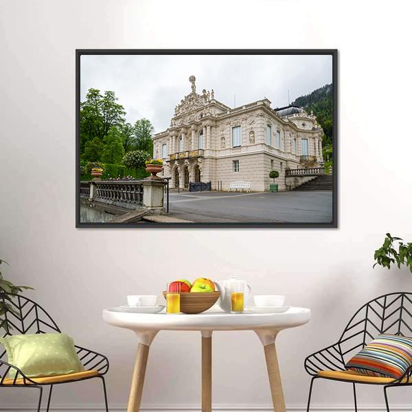 Linderhof Palace Canvas Wall Art-3 Horizontal-Gallery Wrap-25" x 16"-Tiaracle