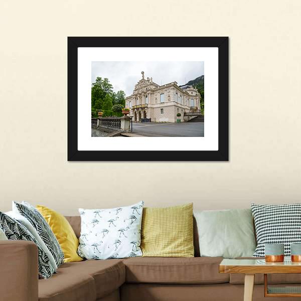 Linderhof Palace Canvas Wall Art-3 Horizontal-Gallery Wrap-25" x 16"-Tiaracle