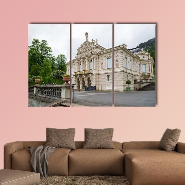 Linderhof Palace Canvas Wall Art-3 Horizontal-Gallery Wrap-37" x 24"-Tiaracle