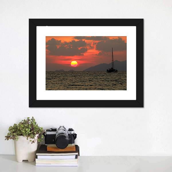 Lipe Island In Thailand Canvas Wall Art-1 Piece-Framed Print-20" x 16"-Tiaracle