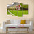 Little Houses In Iceland Canvas Wall Art-3 Horizontal-Gallery Wrap-25" x 16"-Tiaracle