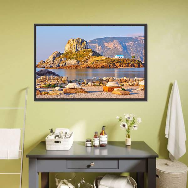 Little Island Kastri Canvas Wall Art-1 Piece-Floating Frame-24" x 16"-Tiaracle