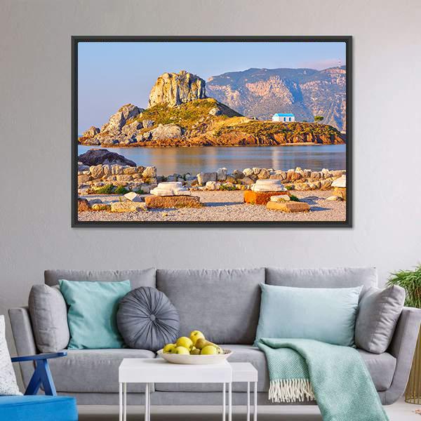 Little Island Kastri Canvas Wall Art-5 Horizontal-Gallery Wrap-22" x 12"-Tiaracle