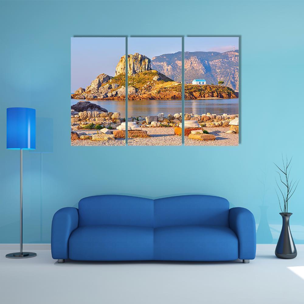 Little Island Kastri Canvas Wall Art-3 Horizontal-Gallery Wrap-37" x 24"-Tiaracle