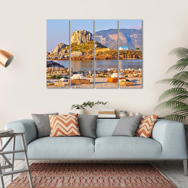 Little Island Kastri Canvas Wall Art-4 Horizontal-Gallery Wrap-34" x 24"-Tiaracle