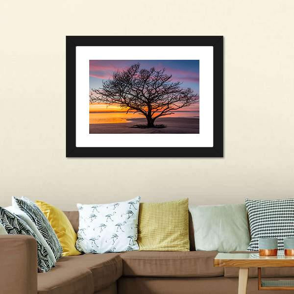 Live Oak Tree Georgoia Canvas Wall Art-3 Horizontal-Gallery Wrap-25" x 16"-Tiaracle
