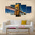 lluminated Brooklyn Bridge In Night Canvas Wall Art-3 Horizontal-Gallery Wrap-37" x 24"-Tiaracle