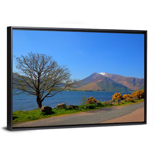 Loch Leven Lochaber Geopark Canvas Wall Art-3 Horizontal-Gallery Wrap-25" x 16"-Tiaracle