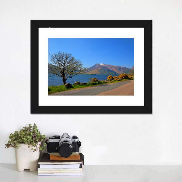 Loch Leven Lochaber Geopark Canvas Wall Art-1 Piece-Framed Print-20" x 16"-Tiaracle