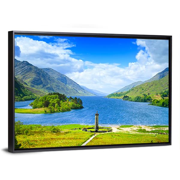 Loch Shiel Scotland Canvas Wall Art-3 Horizontal-Gallery Wrap-25" x 16"-Tiaracle
