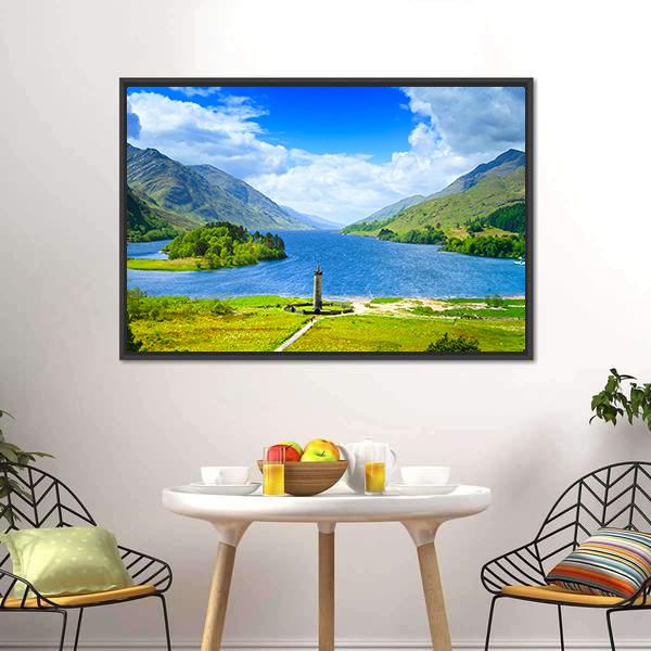 Loch Shiel Scotland Canvas Wall Art-3 Horizontal-Gallery Wrap-25" x 16"-Tiaracle