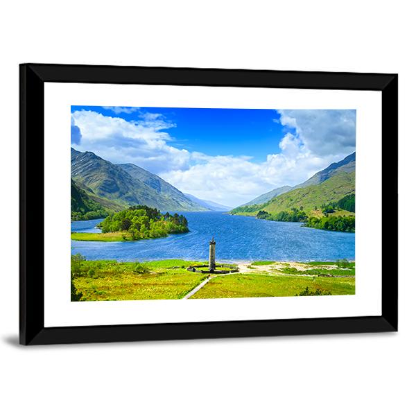 Loch Shiel Scotland Canvas Wall Art-3 Horizontal-Gallery Wrap-25" x 16"-Tiaracle
