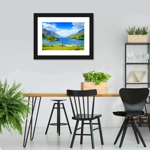 Loch Shiel Scotland Canvas Wall Art-3 Horizontal-Gallery Wrap-25" x 16"-Tiaracle