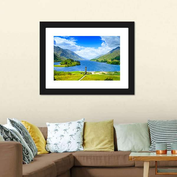 Loch Shiel Scotland Canvas Wall Art-3 Horizontal-Gallery Wrap-25" x 16"-Tiaracle