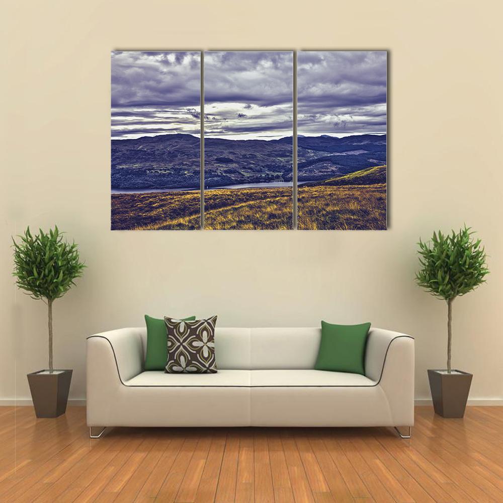 Loch Tay Scotland Canvas Wall Art-3 Horizontal-Gallery Wrap-37" x 24"-Tiaracle