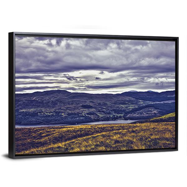 Loch Tay Scotland Canvas Wall Art-3 Horizontal-Gallery Wrap-25" x 16"-Tiaracle