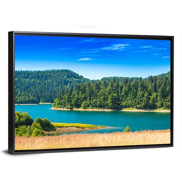 Lokvarsko Lake Croatia Canvas Wall Art-3 Horizontal-Gallery Wrap-25" x 16"-Tiaracle