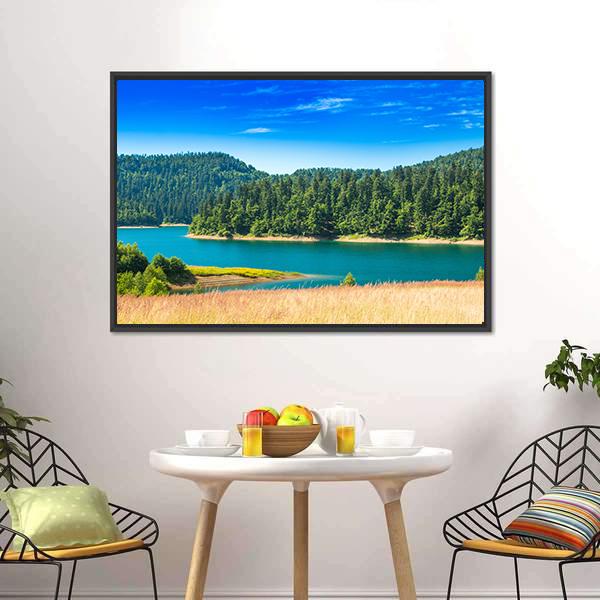 Lokvarsko Lake Croatia Canvas Wall Art-3 Horizontal-Gallery Wrap-25" x 16"-Tiaracle