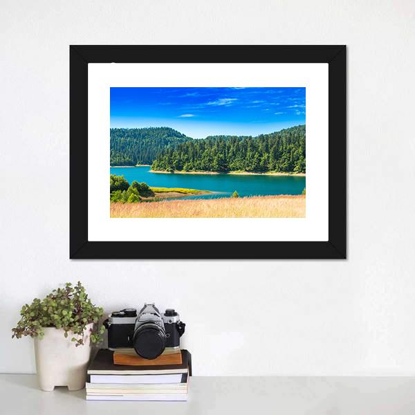 Lokvarsko Lake Croatia Canvas Wall Art-1 Piece-Framed Print-20" x 16"-Tiaracle