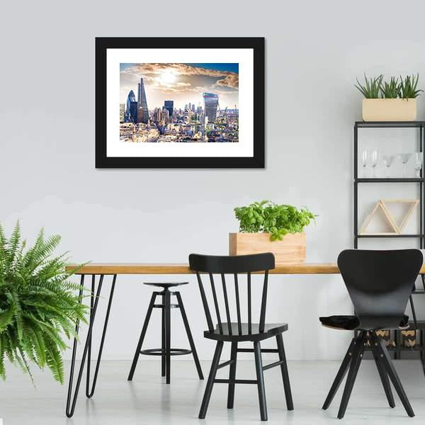London Modern District Canvas Wall Art-3 Horizontal-Gallery Wrap-25" x 16"-Tiaracle