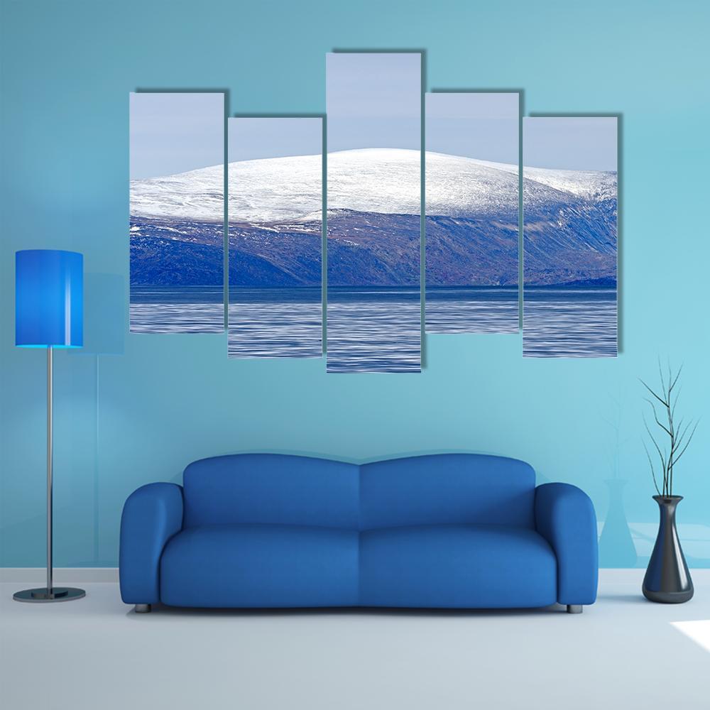 Lonely Rocks In Baffin Island Canvas Wall Art-5 Pop-Gallery Wrap-47" x 32"-Tiaracle