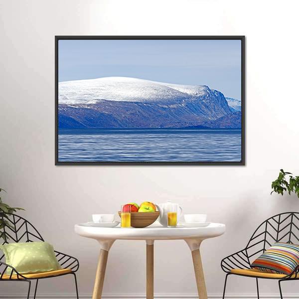 Lonely Rocks In Baffin Island Canvas Wall Art-3 Horizontal-Gallery Wrap-25" x 16"-Tiaracle
