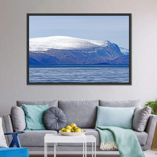 Lonely Rocks In Baffin Island Canvas Wall Art-3 Horizontal-Gallery Wrap-25" x 16"-Tiaracle