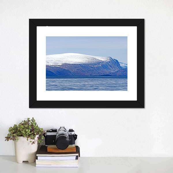 Lonely Rocks In Baffin Island Canvas Wall Art-1 Piece-Framed Print-20" x 16"-Tiaracle