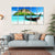 Boat On Poda Island Canvas Wall Art-5 Horizontal-Gallery Wrap-22" x 12"-Tiaracle