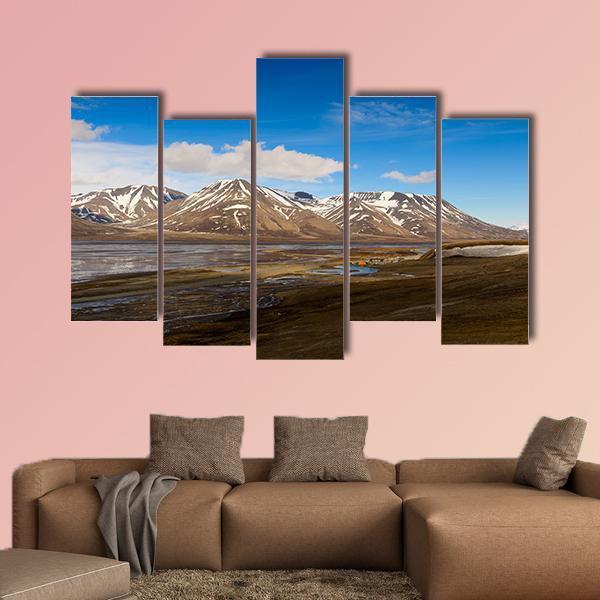 Svalbard Norway Canvas Wall Art-5 Pop-Gallery Wrap-47" x 32"-Tiaracle