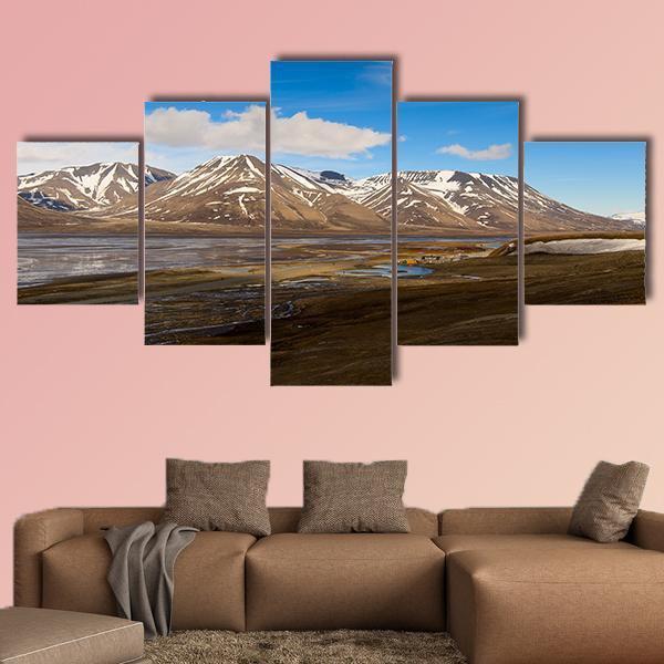 Svalbard Norway Canvas Wall Art-4 Pop-Gallery Wrap-50" x 32"-Tiaracle