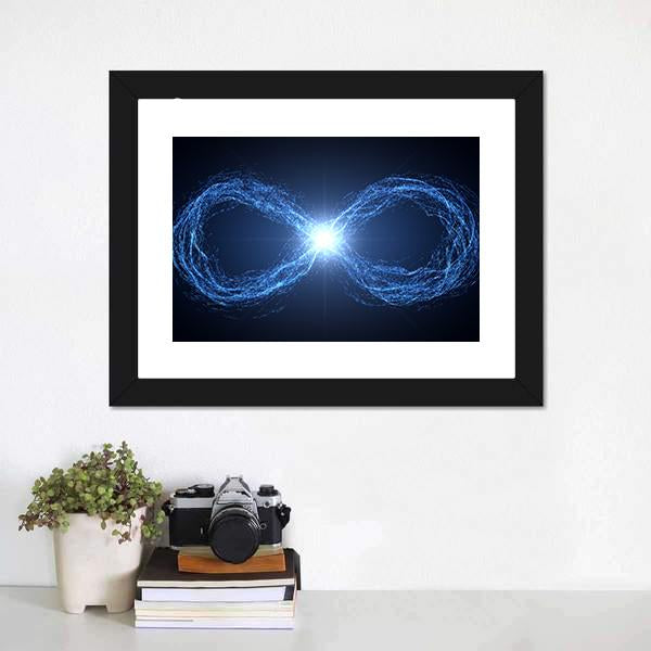 Loop Of Moving Energy Canvas Wall Art-1 Piece-Framed Print-20" x 16"-Tiaracle